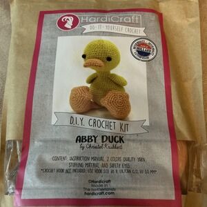 Hardicraft Easy Crafting Crochet Kit "Abby Duck" By Christel Kuikkert‎ NIP
